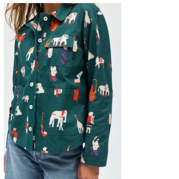 Kimchi Blue Urban Outfitters Craft Coat NWT. Sz. M - Picture 2 of 3